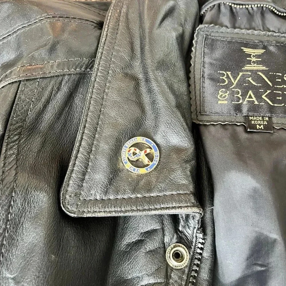 Vintage Leather‎ Jacket Mens Distressed Biker Outdoor Workwear Barn Chore Coat M - Picture 3 of 14